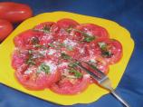 Tomato Basil Salad With Balsamic Dressing