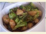 Fast and Easy Scallop Stir Fry for One. Photo by anme