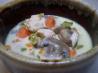 Uncanned Creamy Chicken Mushroom Soup. Recipe by PsychRN