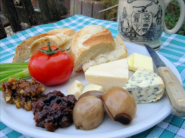 Traditional English Pub Style Ploughman's Lunch. Photo by French Tart