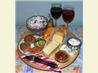 Traditional English Pub Style Ploughman's Lunch