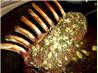 Mint Glazed Rack of Lamb for One