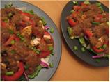 Ww 5 Points - Fajita Salad With Salsa Vinaigrette