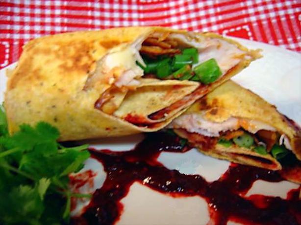 Mean Chef's Zuni Rolls With Raspberry Chipotle Sauce. Photo by Sue Lau