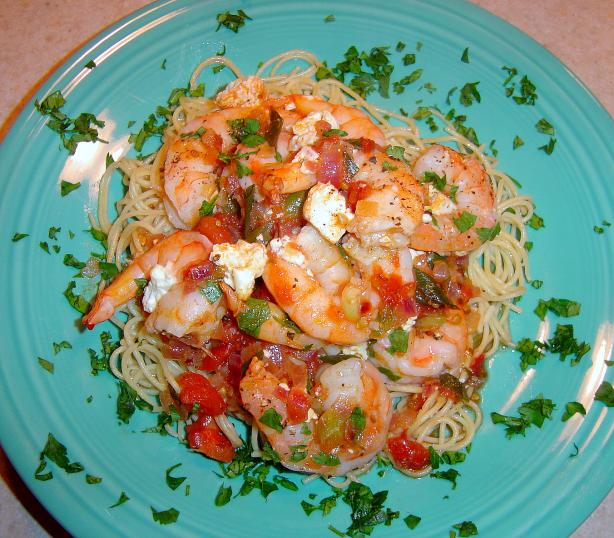 Greek Baked Shrimp with Feta. Photo by :(