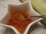 Spicy Texas Cucuzza-Pepper Relish. Photo by Kim D.