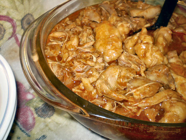 Mom's Chicken and Dumplings (Chicken Paprika). Photo by Karen=^..^=
