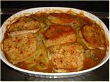 Pork Chops With Scalloped Potatoes and Onions