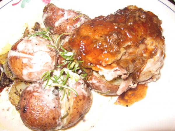 Crisp Roast Duck. Photo by mary winecoff