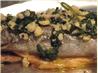 Grilled Trout With Cashew and Garlic Butter