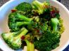 Broccoli with lime and chilli and a kick!