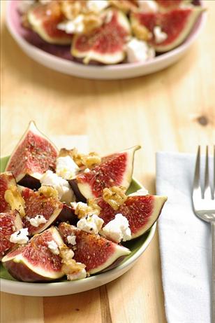 Fresh Fig and Feta Salad With Toasted Walnuts. Photo by Thorsten