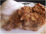 1930's Apple and Nut Pie