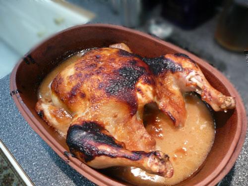 Clay-Pot Honey Lemon Chicken. Photo by Mikekey