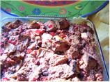 Chocolate-Cherry Bread Pudding