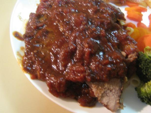 Slow Cooked Beef in Pasta Sauce. Photo by I'mPat