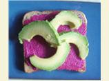 Avocado & Beetroot on Rye
