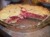 Rhubarb Raspberry Pie