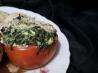 Tomatoes Stuffed With Spinach and Cheeses