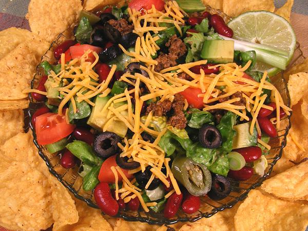 Good for You Taco Salad. Photo by Lavender Lynn