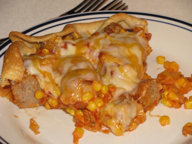 Tex-Mex Meatball Pie. Photo by Shelby Jo