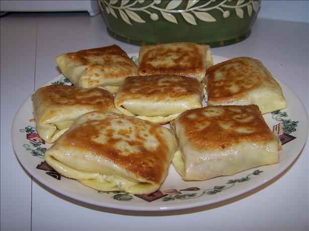 Apple Blintzes or Jewish Crepes. Photo by BamaKathy