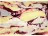 Mango, Blackberry Cassis, and Vanilla Mosaic. Recipe by tornadoes three