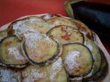 Fried Eggplant  With Powdered Sugar. Photo by CulinaryQueen