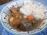 Irish Lamb Stew With Goat Cheese Dumplings