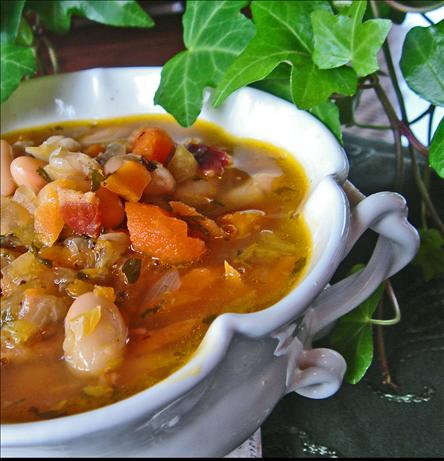 Bean and Bacon Soup. Photo by Bev