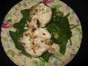 Pear Salad With Spinach, Blue Cheese, and Walnuts. Recipe by :(