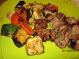 Pinchos (Spanish Kebabs/Tapas - Pork, Lamb, Prawns or Chicken). Photo by Queen Dana