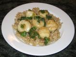 Ginger Stir Fried Scallops