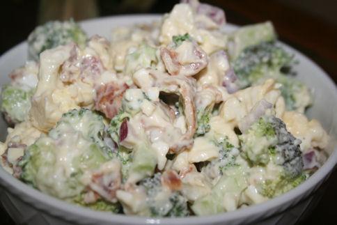 Delicious Broccoli Cauliflower Salad. Photo by ~Nimz~