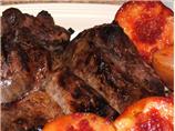 Barefoot Contessa's Grilled Leg of Lamb With Roasted Fruit