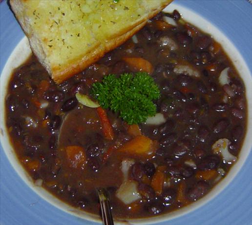 Vegan Black Bean Soup With Cilantro. Photo by A Good Thing
