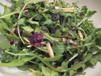 Arugula and Almond Salad With Dried Cranberries