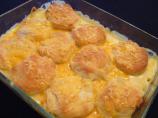 Chicken Pot Pie With Cheese Biscuit Top