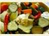 Quick Spicy Garden Mix Pickles (Refrigerator Method). Recipe by :(