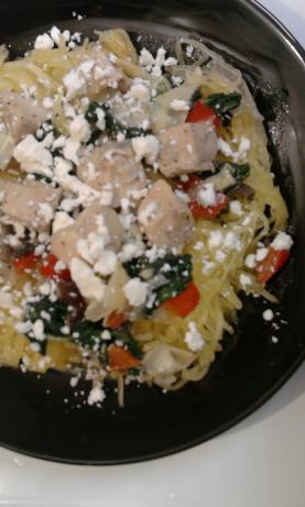 Greek Spaghetti Squash. Photo by Chef Experiment