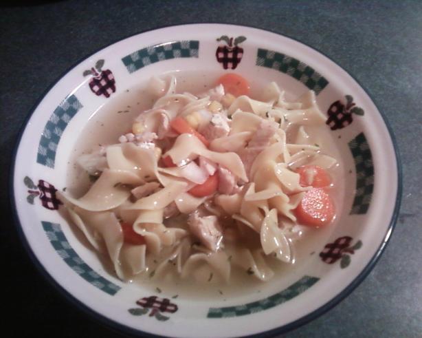 Grandma's Chicken Noodle Soup. Photo by Christy M. From Indiana