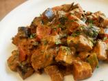Eggplant, Tomato and Green Onion Curry