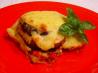 Moussaka With Halloumi and Ricotta Cheese Topping