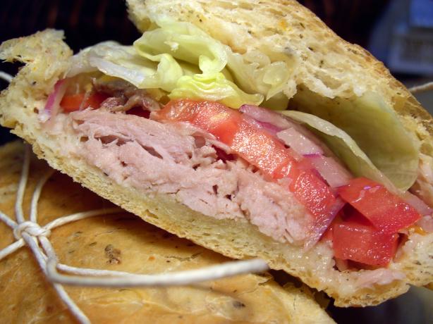 The French Picnic Baguette - Pan Bagnat. Photo by JustJanS