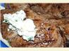 Marinated Steak With Blue Cheese