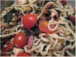 Chicken Bacon Ranch Noodles