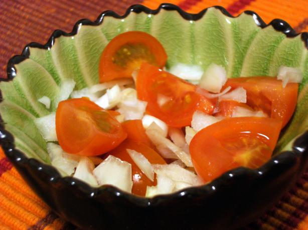 Asian Tomato Salad. Photo by Lalaloula