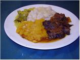 Easy Smothered Beef/Moose/Venison
