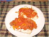 Sea Bass With Sicilian Pepper Sauce