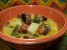 Cheesy Brat Stew for the Slow Cooker
